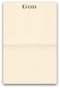 God Letterhead